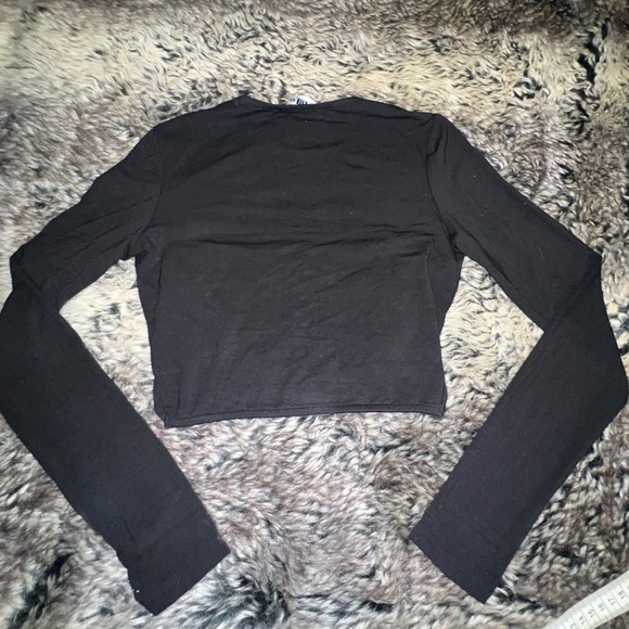 The Kript Viper Snake-Print Stretch-Woven Crop Top, small - Picture 10 of 14